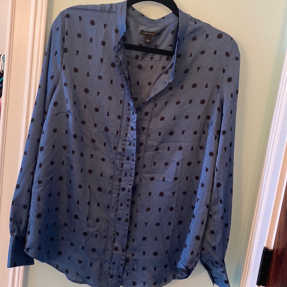 Ann Taylor silk blend top